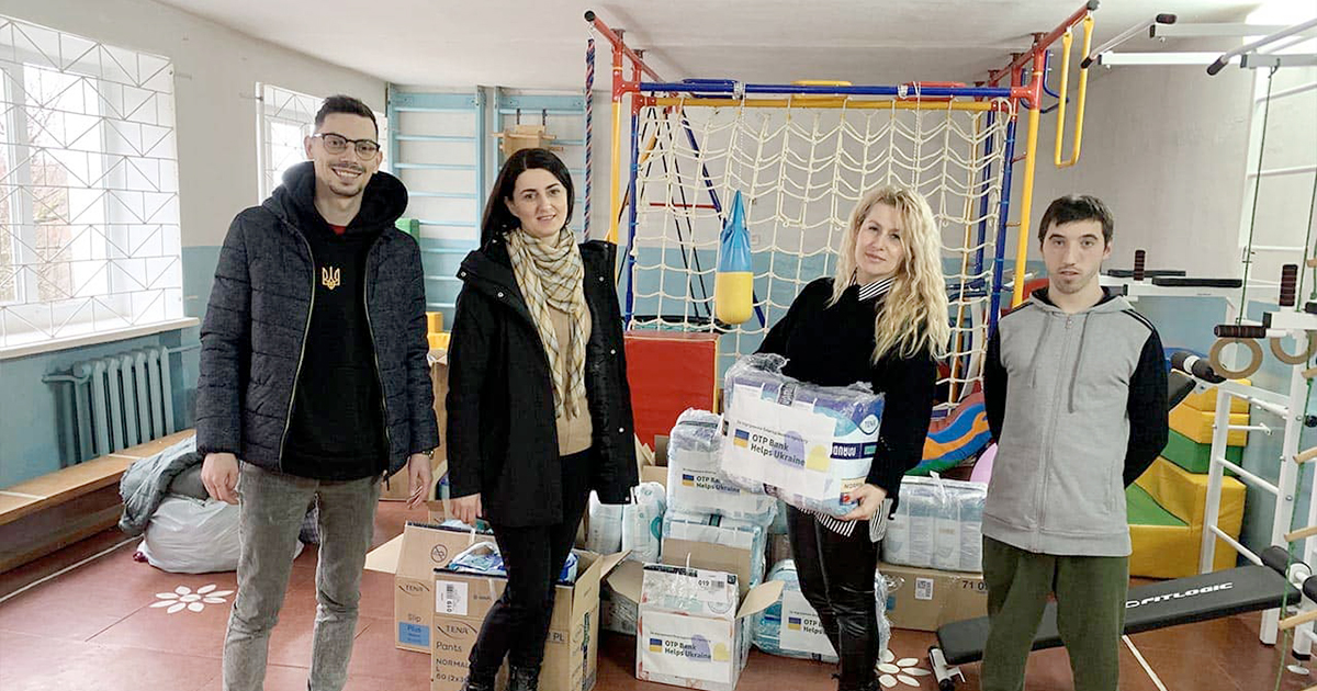 OTP Bank Helps Ukraine надав допомогу Ніжинському дитячому будинку