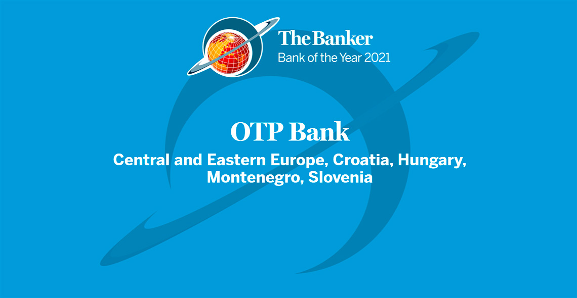 OTP Group получила награду «Банк года» в Центрально-Восточной Европе по версии The Banker